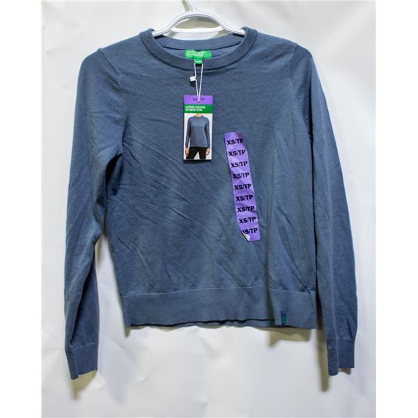 NEW UNITED COLORS OF BENETTON LONG SLEEVE SIZE XS