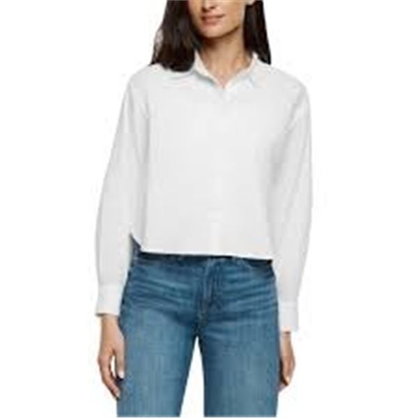 NEW GAP POPLIN WOMENS SHIRT SM WHITE