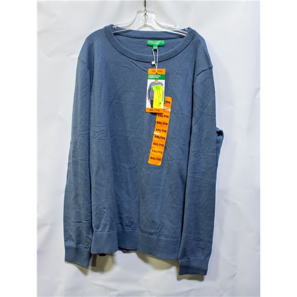 NEW UNITED COLORS OF BENETTON BLUE CREWNECK