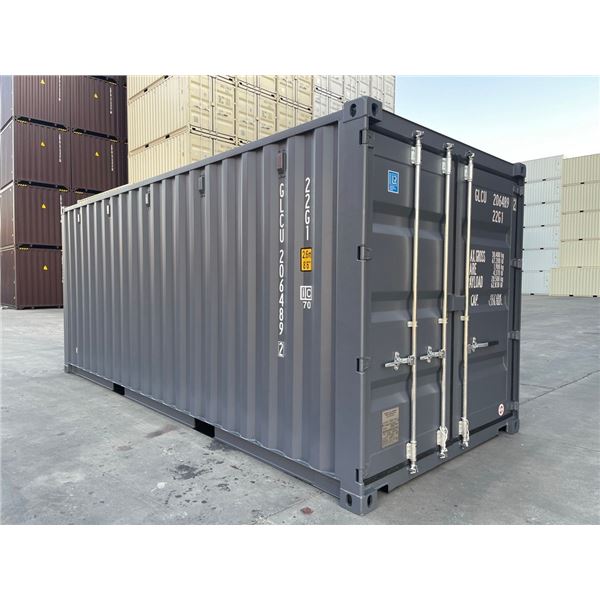 *OFFSITE* ONE TRIP 20FT SEACAN GREY