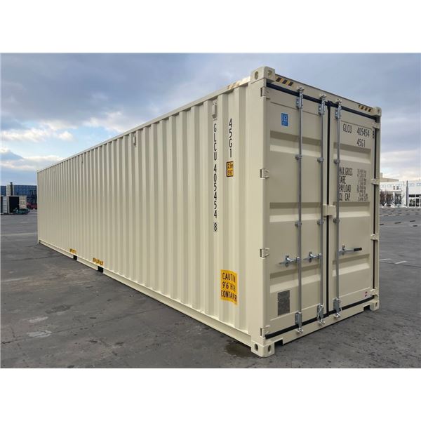 *OFFSITE* ONE TRIP 40FT SEACAN BEIGE