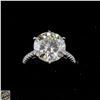 Image 1 : #4225-5.00 CT GRA CERTIFIED ROUND BRILLIANT CUT