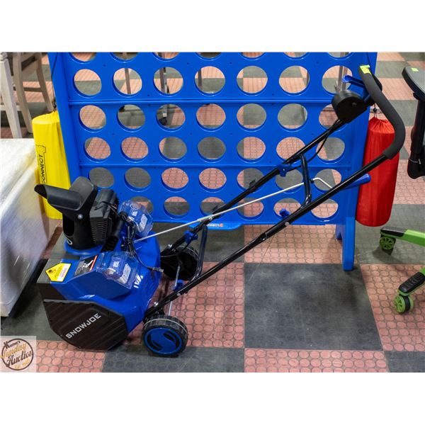 SNOWJOE SNOW BLOWER 24V