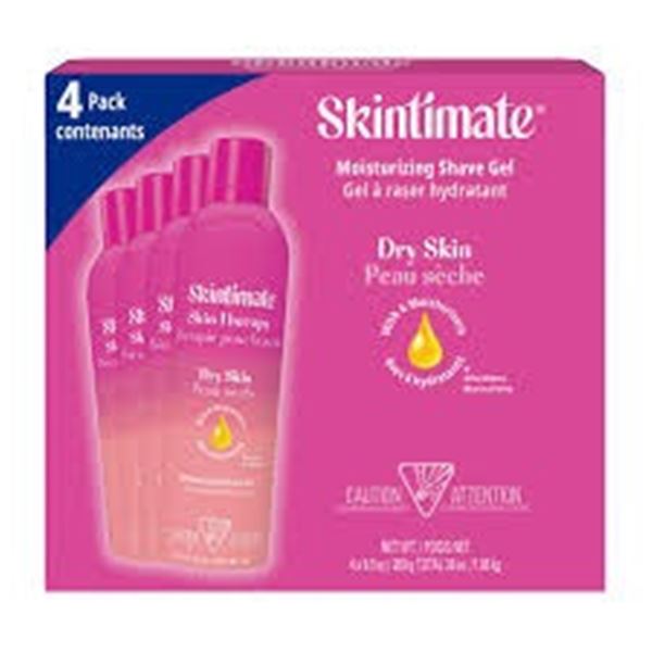BRAND NEW 4PK OF SKINTIMATE MOISTURIZING SHAVE GEL
