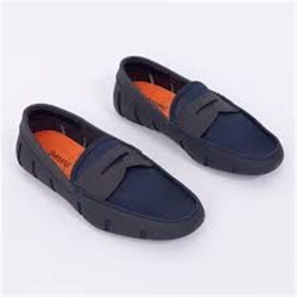 NEW SWIMS MENS PENNY LOAFERS NAVY BLUE SIZE 11