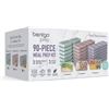 Image 1 : BENTGO PREP 90 PIECE MEAL PREP KIT, 3 TRAY SIZES