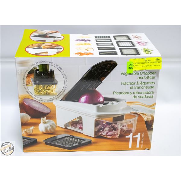 11 PC MIU VEGETABLE CHOPPER & SLICER