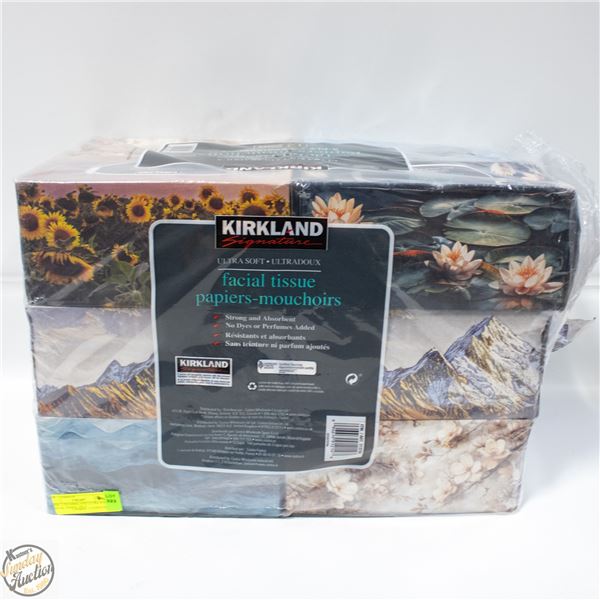 NEW 12 PK KIRKLAND ULTRA SOFT FACIAL TISSUE 3-PLY