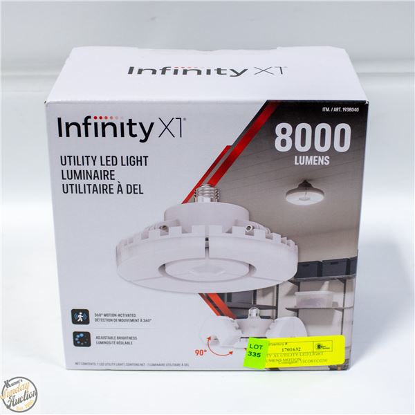 INFINITY X1 UTILITY LED LIGHT 8000 LUMENS MOTION