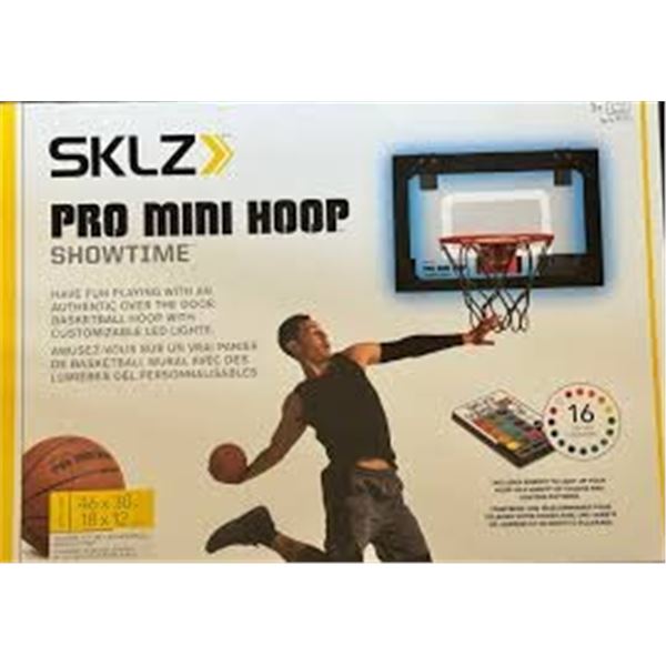 SKLZ SHOWTIME LED PRO MINI BASKETBALL HOOP