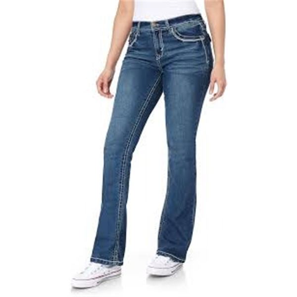 NEW WOMENS LOFT MR BOOTCUT JEANS SIZE 14