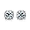 Image 5 : 1 CT GRA CERTIFIED SQUARE STYLE ROUND BRILLIANT