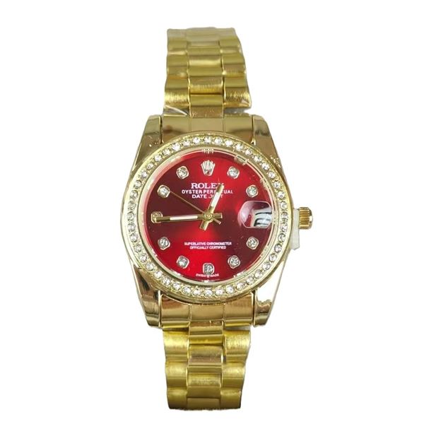 NEW REPLICA ROLEX "DATE-JUST" WOMEN'S QUARTZ WATCH