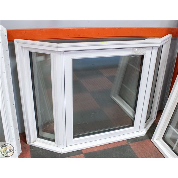 NEW 3-PANE BAY WINDOW WITH OPENER (OVERALL SIZE