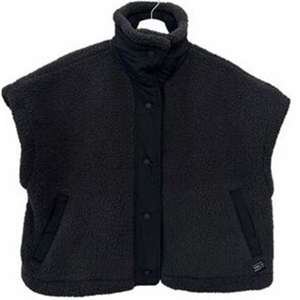 NEW O'NEILL SHERPA VEST NAVY POPPED COLLAR MED/LRG