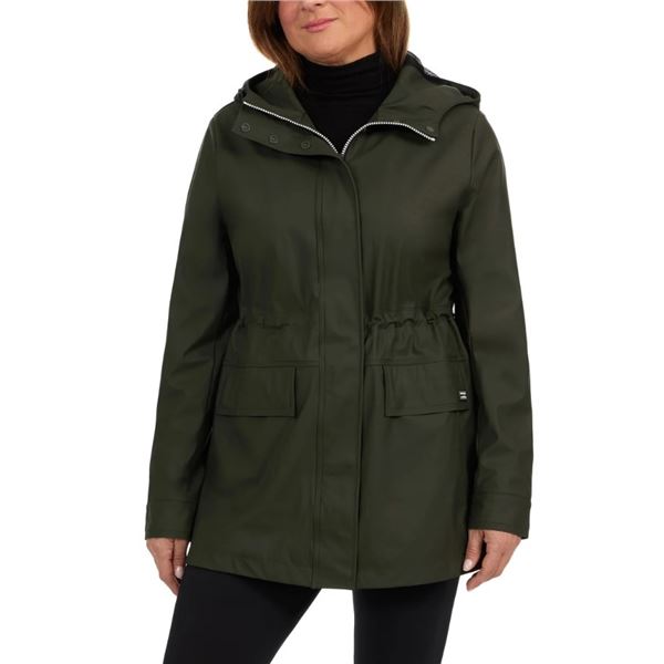 NEW HUNTER LADIES RUBBERIZED RAIN JACKET SIZE XL
