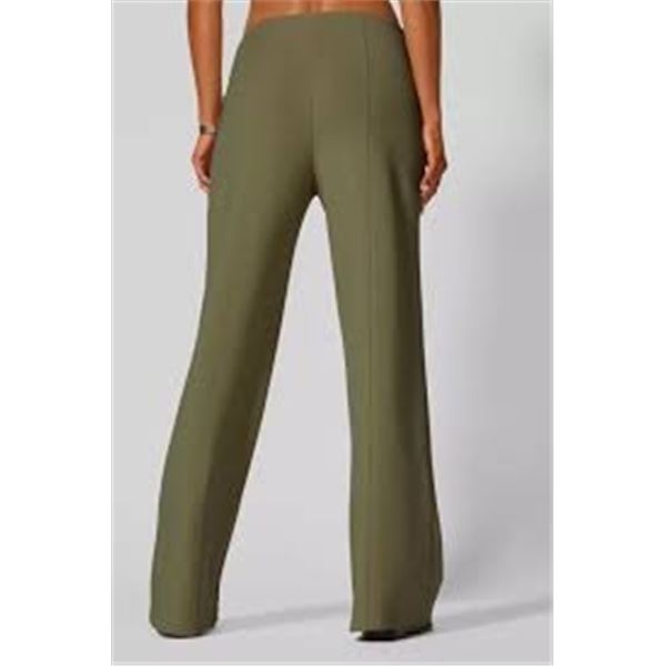 NEW WOMENS 32D SUEDED PANTS GREEN XL