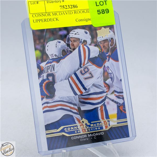 CONNOR MCDAVID ROOKIE 2015-16 UPPERDECK