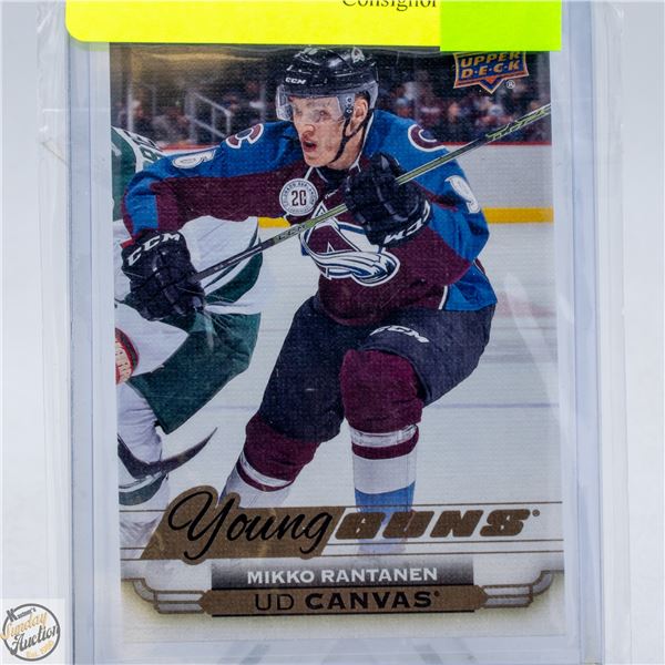 MIKKO RANTANEN ROOKIE YOUNG GUNS UPPERDECK
