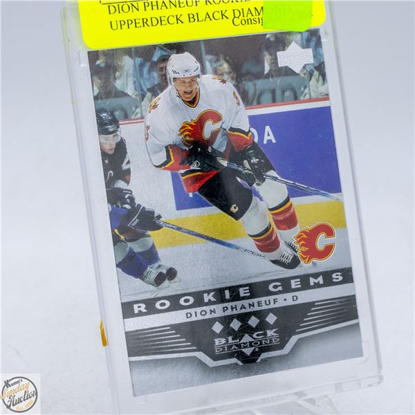 DION PHANEUF ROOKIE GEMS UPPERDECK BLACK DIAMOND