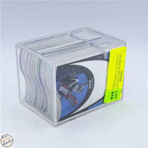 UPPERDECK SPX CARD/HOLOGRAM 1997 HOCKEY APPROX 80