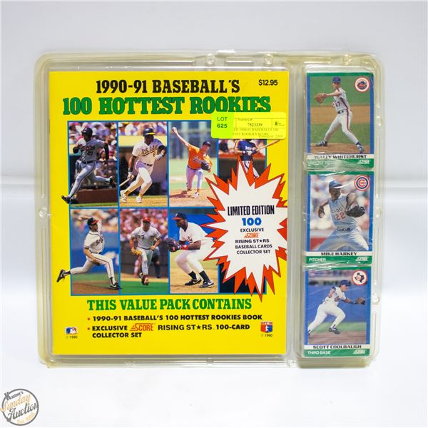 SEALED 1990-91 BASEBALLS 100 HOTTEST ROOKIES SCORE
