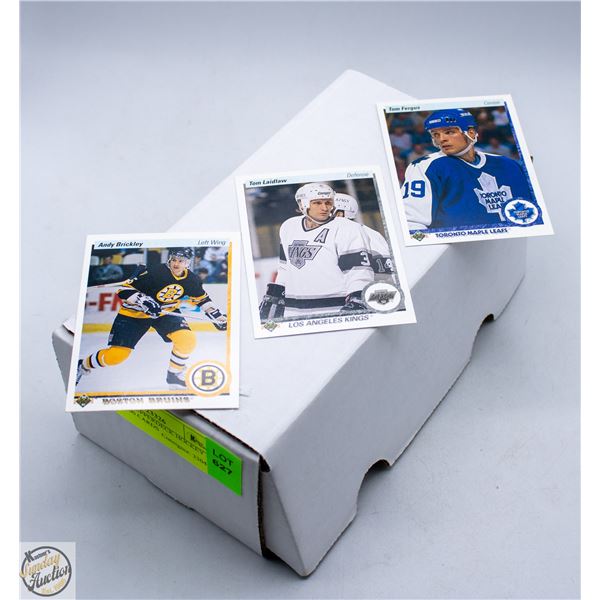 1990-91 ALL UPPERDECK HOCKEY APPROX 400 CARDS