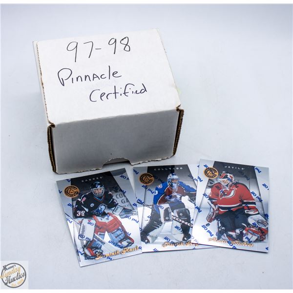 1997-98 PINNACLE CERTIFIED HOCKEY SET 1-130 CARDS