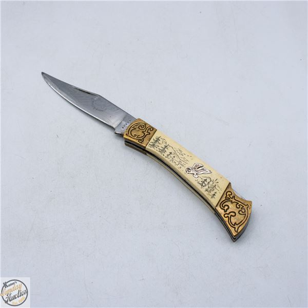 VINTAGE JAPAN EAGLE 200 FOLDING POCKET KNIFE