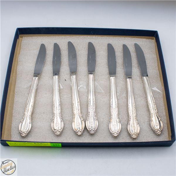 SET OF 7 VINTAGE AIR CANADA WM ROGERS & SON