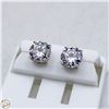 Image 1 : NEW SILVER PLATED ROUND STUD EARRINGS