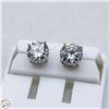 Image 1 : NEW SILVER PLATED ROUND STUD EARRINGS