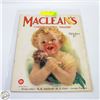 Image 1 : ESTATE ANTIQUE OCT. 1927 -   "MACLEAN'S" MAGAZINE