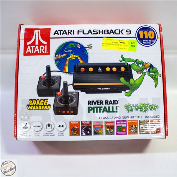 NEW ATARI FLASHBACK 9 - COMES WITH 110