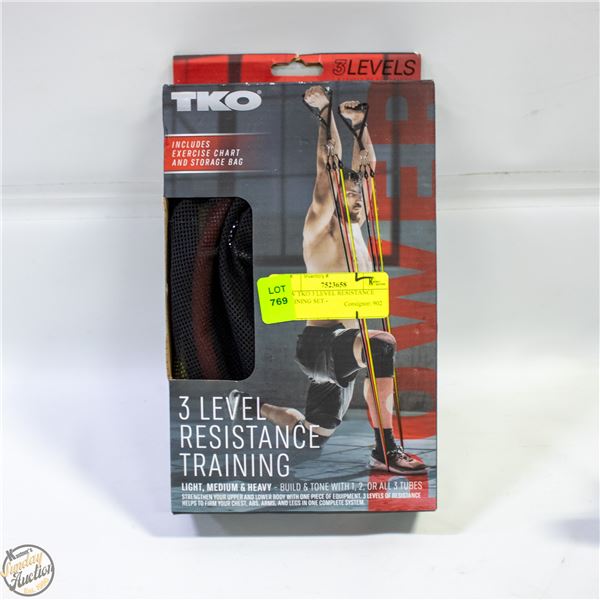 NEW TKO 3 LEVEL RESISTANCE TRAINING SET -