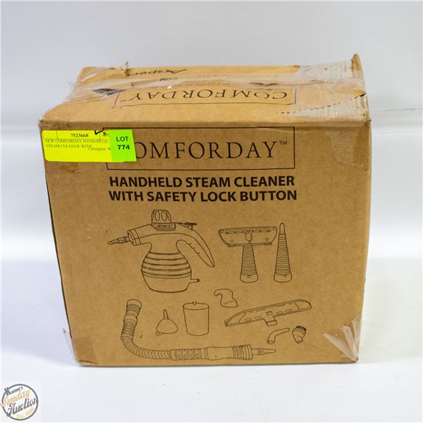 NEW COMFORDAY HAND-HELD STEAM CLEANER WITH
