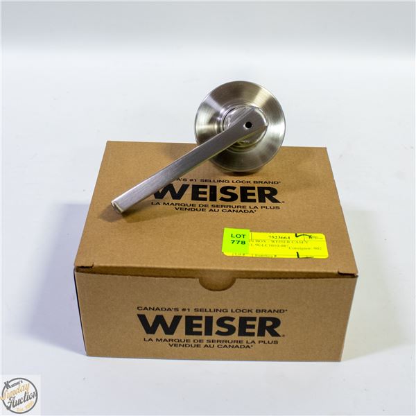 NEW IN BOX - WEISER CASEY MODEL 9GLC1010-087