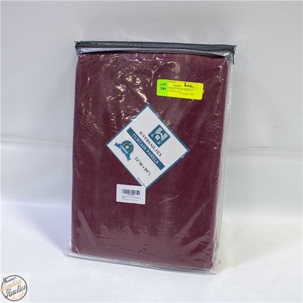 NEW H. VERSAILTEX BLACKOUT CURTAIN PANELS SET -