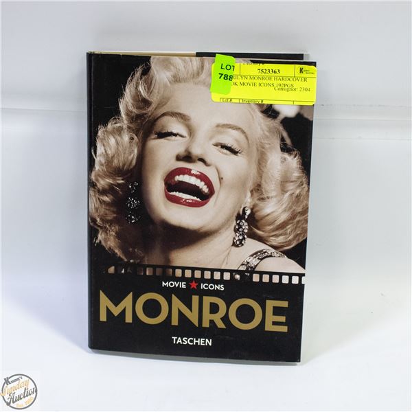 MARILYN MONROE HARDCOVER BOOK MOVIE ICONS 192PGS