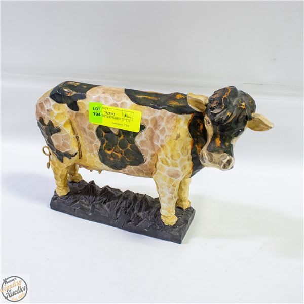 MILK COW BROWN+WHITE 12" L X 10" HIGH