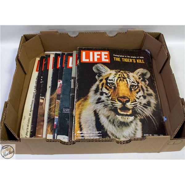 FLAT WITH ESTATE COLLECTION OF VINTAGE "LIFE"