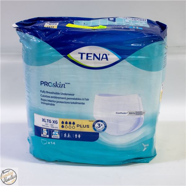 NEW TENA PROSKIN PLUS PROTECTIVE UNDERWEAR -