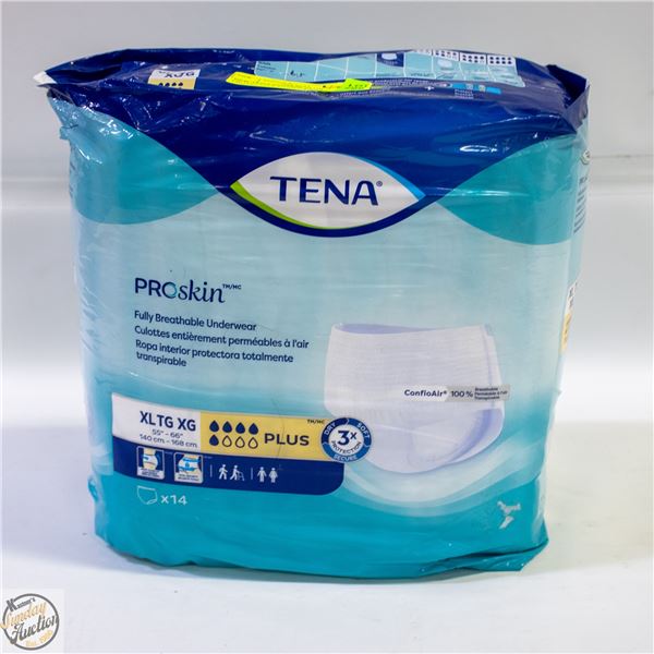 NEW TENA PROSKIN PLUS PROTECTIVE UNDERWEAR -