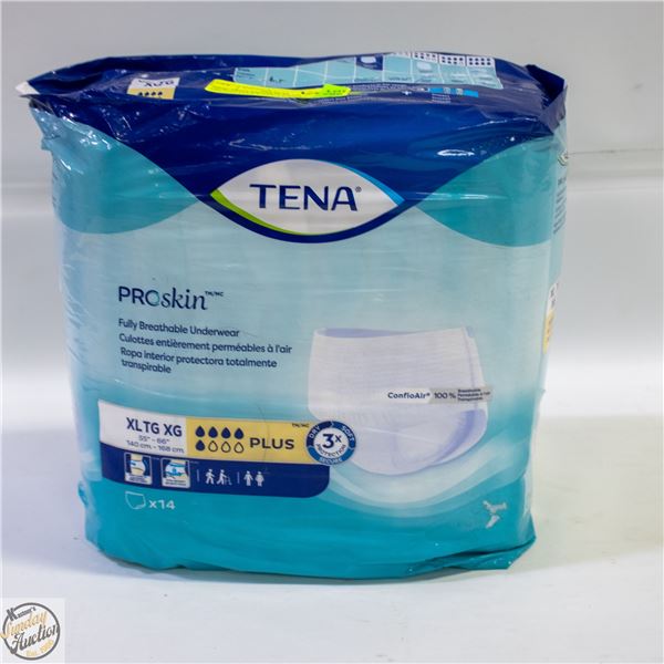 NEW TENA PROSKIN PLUS PROTECTIVE UNDERWEAR -