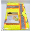 Image 1 : NEW RAIN JACKET+BIB PANTS HI-VIZ SIZE 3XL