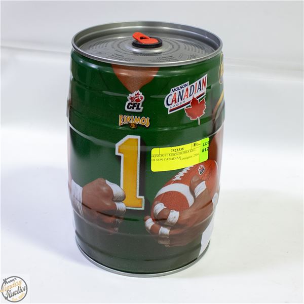 ESKIMOS #1 MOON BUBBA KEG MOLSON CANADIAN
