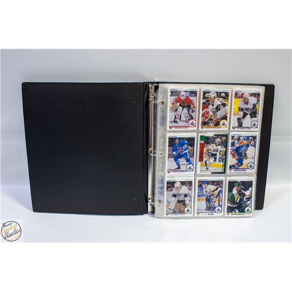 BINDER ALL UPPERDECK HOCKEY,STAR ROOKIES+RC REPORT