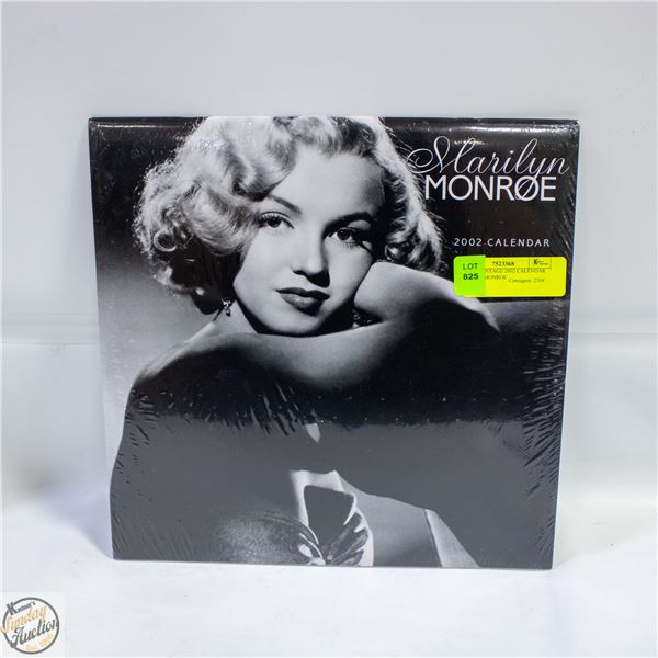 SEALED VINTAGE 2002 CALENDAR MARILYN MONROE