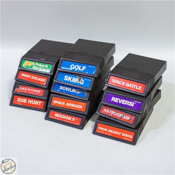 VINTAGE 13 INTELLIVISION MATTEL