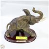 Image 1 : RUBYS COLLECTION AFRICAN ELEPHANT FIGURINE 9" TALL